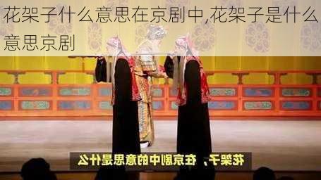 花架子什么意思在京剧中,花架子是什么意思京剧