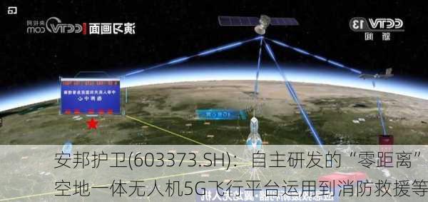 安邦护卫(603373.SH)：自主研发的“零距离”空地一体无人机5G飞行平台运用到消防救援等