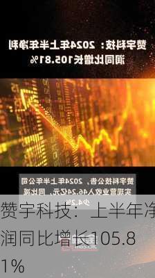 赞宇科技：上半年净利润同比增长105.81%