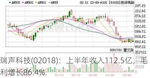 瑞声科技(02018)：上半年收入112.5亿，毛利增长86.4%