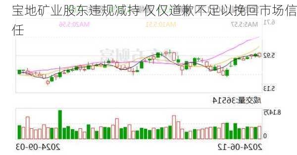 宝地矿业股东违规减持 仅仅道歉不足以挽回市场信任