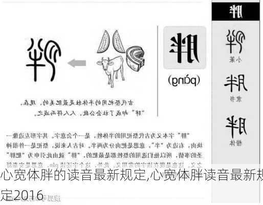 心宽体胖的读音最新规定,心宽体胖读音最新规定2016