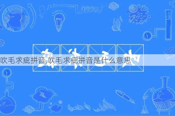 吹毛求疵拼音,吹毛求疵拼音是什么意思