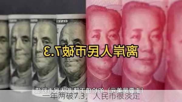 一年两破7.3，人民币很淡定