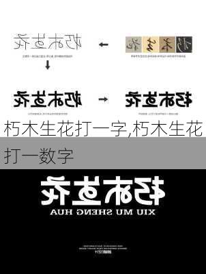 朽木生花打一字,朽木生花打一数字